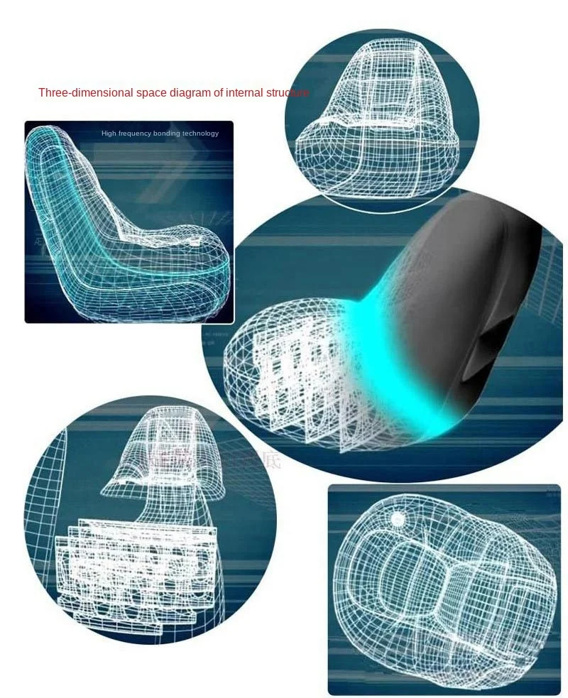 

Child Bed Camping Clamshell Chair Bed Bed Fishing Chair Lazy Flocking Inflatable Sofa Suit Thickened Single Lunch Break Chair