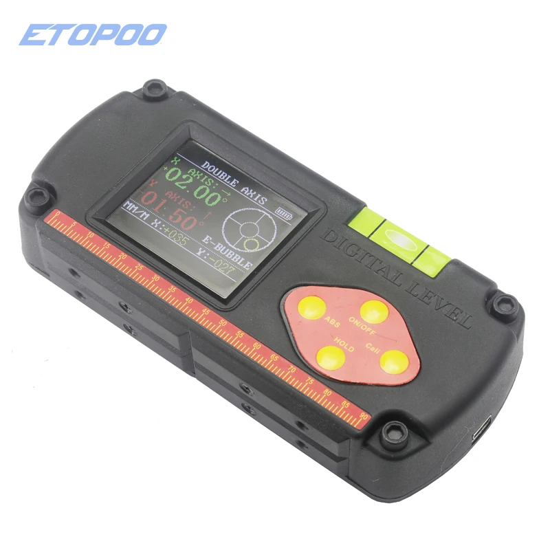 Двойная ось цифровая транспортир Уровень Инклинометр измерительная угловая