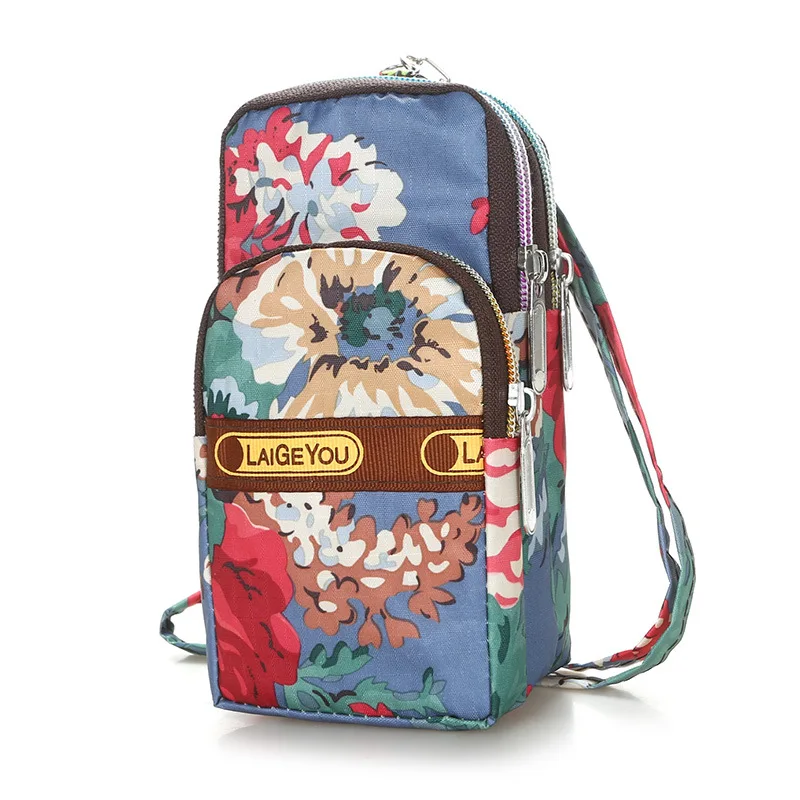 

Fashion Women Mini Mobile Phone Bag Female Crossbody Bag Ladies Shoulder Bag Canvas Cell Phone Bag Coin Purse Handbag for Girl