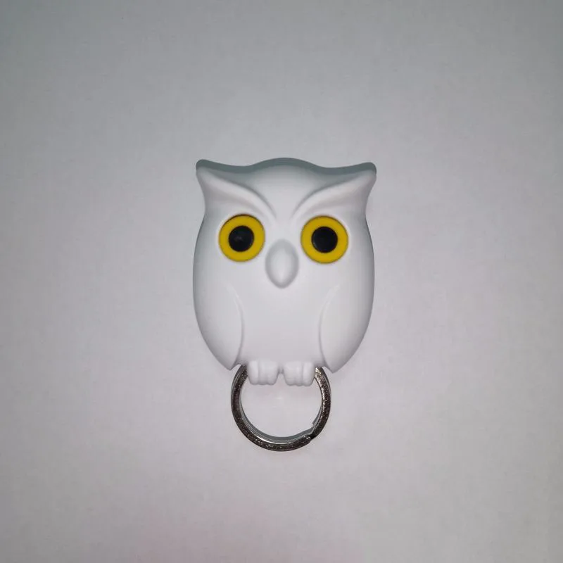 Ночной Настенный Магнитный сова ключ держатель магнита могут удерживать брелок