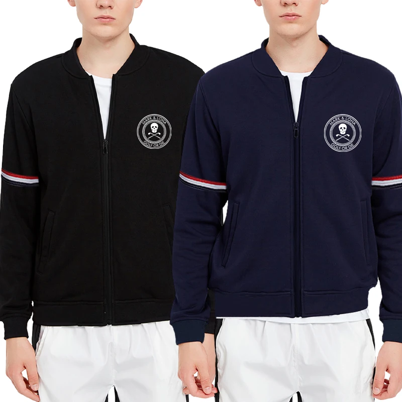 

Мужская бейсбольная куртка на молнии, однотонная бейсбольная куртка с длинным рукавом и принтом логотипа, для отдыха и спорта, осень 2021