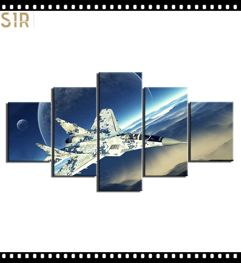 

Aircraft Decorations for The Five - Part Poster Living Room Decoration Room Decor Anime Decor Wall Paintings Home Decor Wall Art
