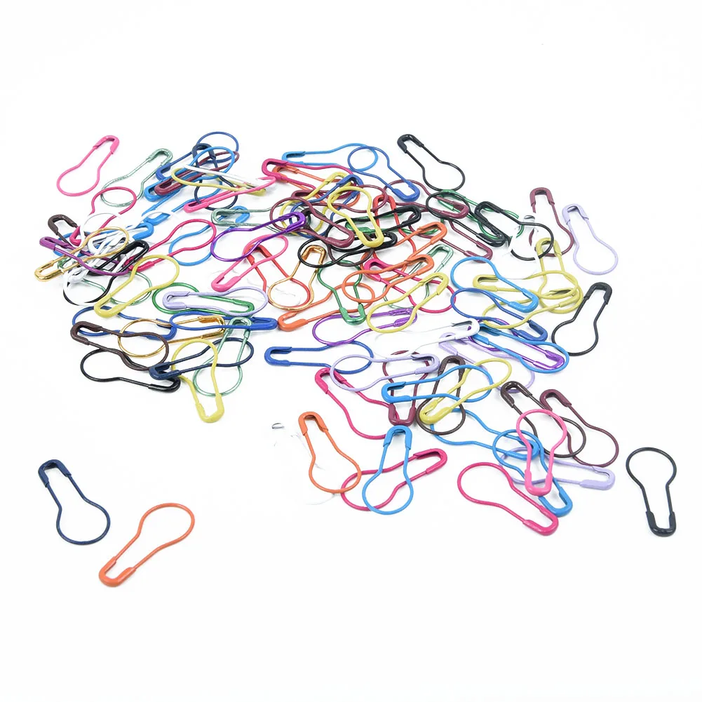 Смешанные цвета Тыква Форма DIY ручной вязки свитер маркер безопасности Pin