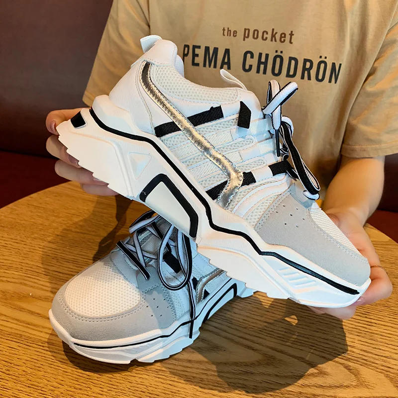 Новинка женские кроссовки с принтом сетчатая обувь на плоской подошве сезон