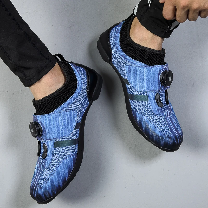 

Spring and summer mountain bike lock-free cycling shoes men's road bike lock shoes hard-soled spinning shoes bicycle wide-soled