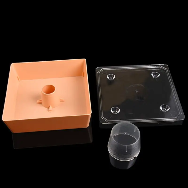 Европейский Стиль квадратный кормушка для пчел Мёд Еда Кормление полива