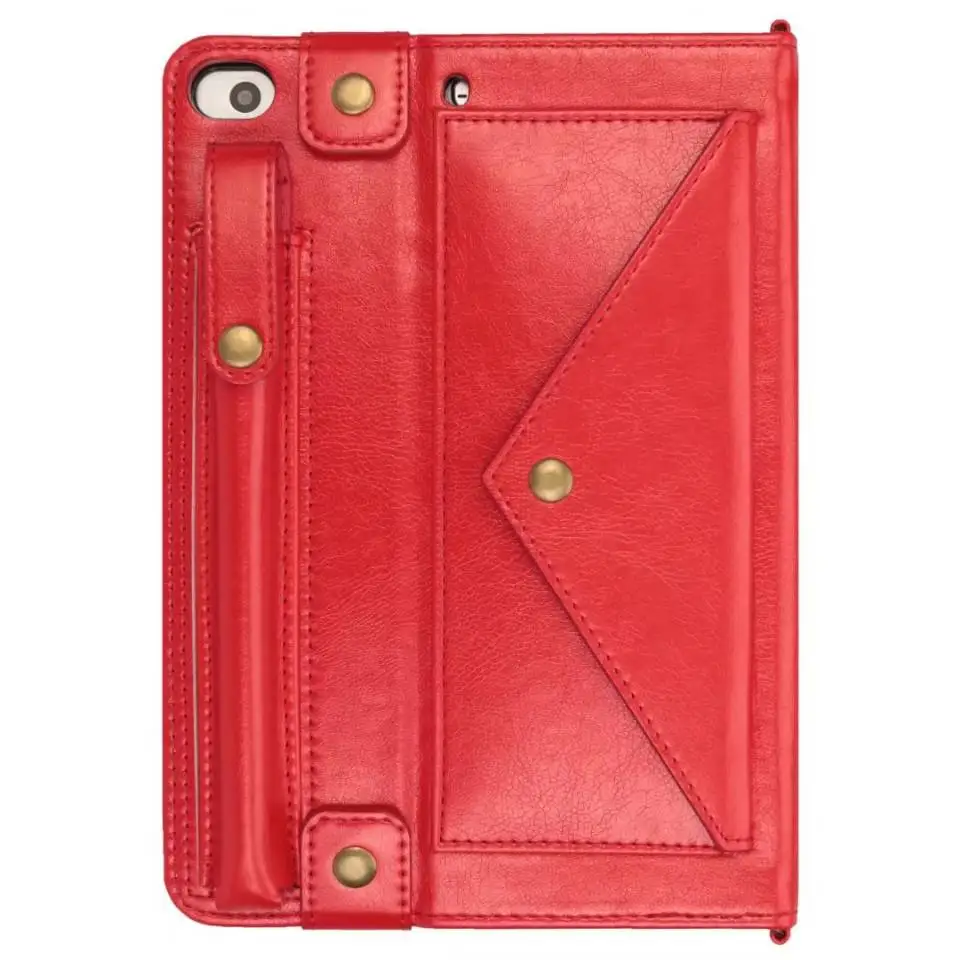 red Кожаный чехол для iPad Pro 10,5 плечевой ремень конверт планшет чехол для iPad Air 3 Чехол многофункциональная сумка EEMIA - Цвет: red