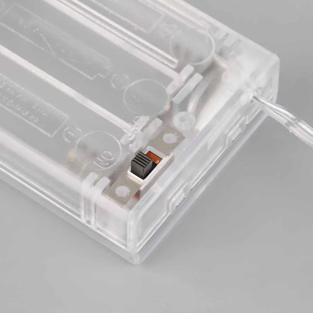 4M 40Led 7 Colors Copper Wire Fairy String Light Waterproof 3 Aa Battery Operated Xmas Wedding Party Festival Decoration | Лампы и