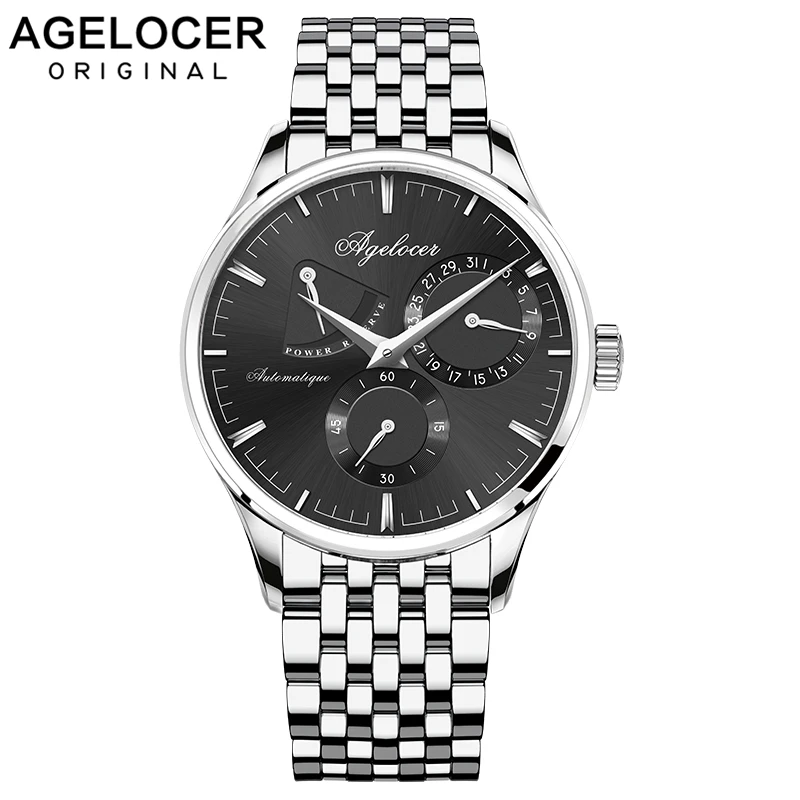 AGELOCER фирменные креативные механические часы Для мужчин Автоматический