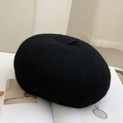 

Sweet E Girl Berets Women's Hat Hat Winter Women's Y2K Aesthetics Berets Warm Street Hat Accessories Temperament Casual Hat