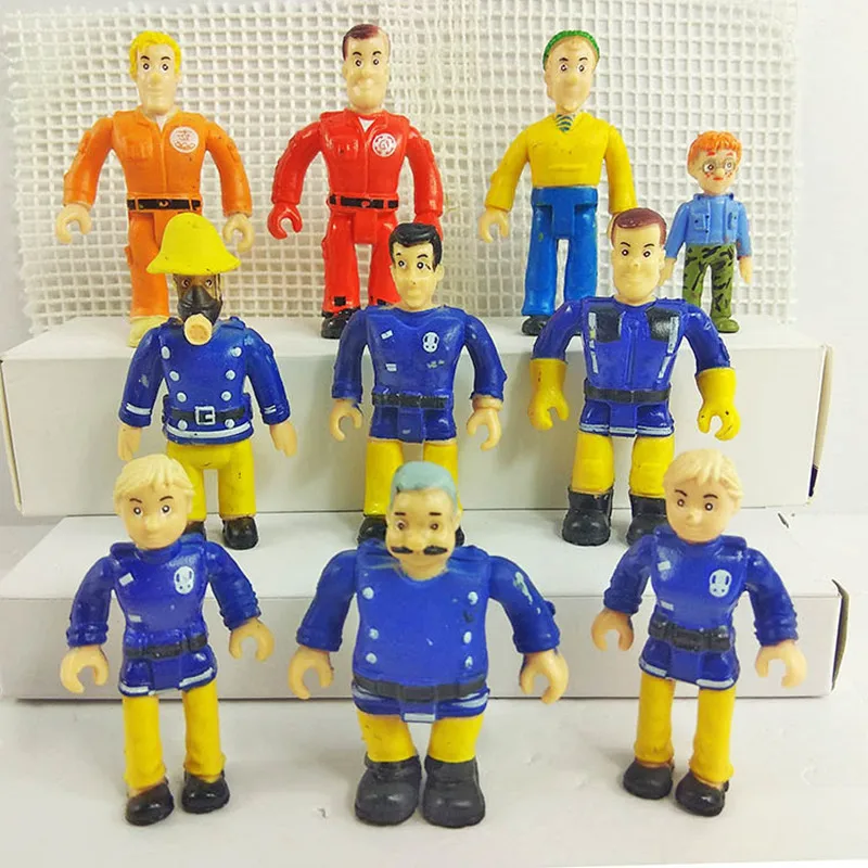 10 шт./пакет в британском стиле для мальчиков с рисунками из мультфильмов и аниме мультфильма Пожарный Сэм