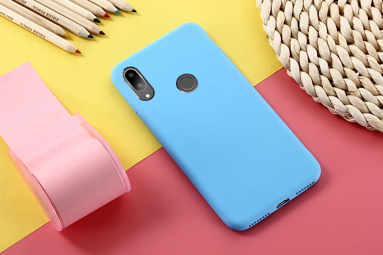TRISEOLY простой однотонный Мягкий силиконовый чехол для Xiaomi Redmi 7A 7 A задняя крышка