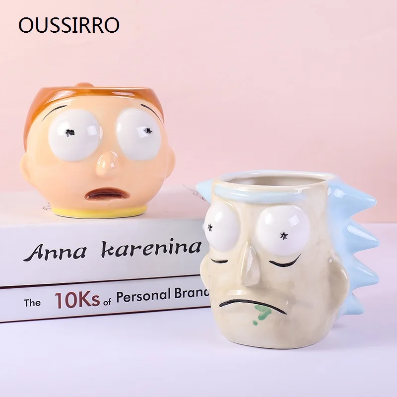 OUSSIRRO объемная креативная кружка 3D персональная Милая Рик и Морти домашняя посуда
