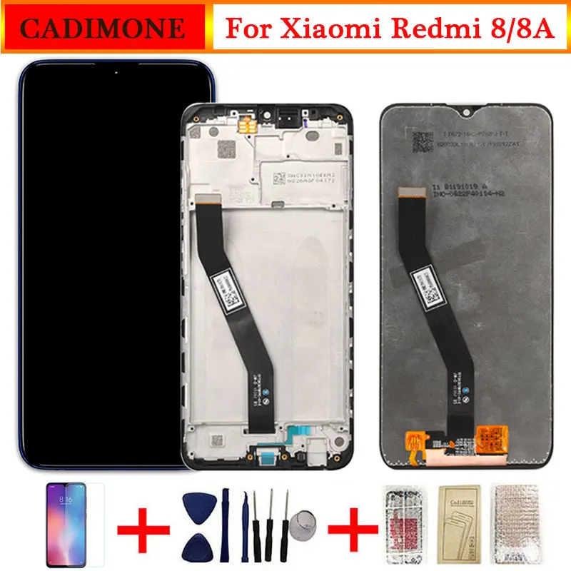 Оригинальный ЖК дисплей для Xiaomi Redmi 8 8A экран с рамкой сенсорный Замена 1520*720