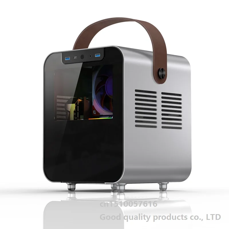 Алюминиевый Чехол для компьютера JONSBO BO 100 ITX портативное шасси|Корпуса