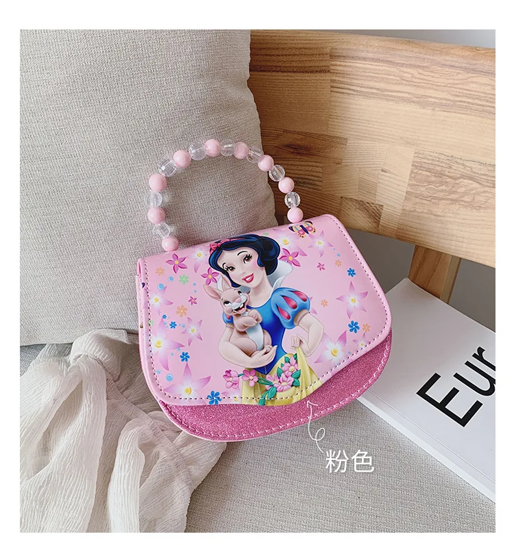 

2021 Disney New Frozen Girl Children Small Square Shoulder Messenger Mini Bag Handbag Kids Cartoon Mickey Handbag Birthday Gifts