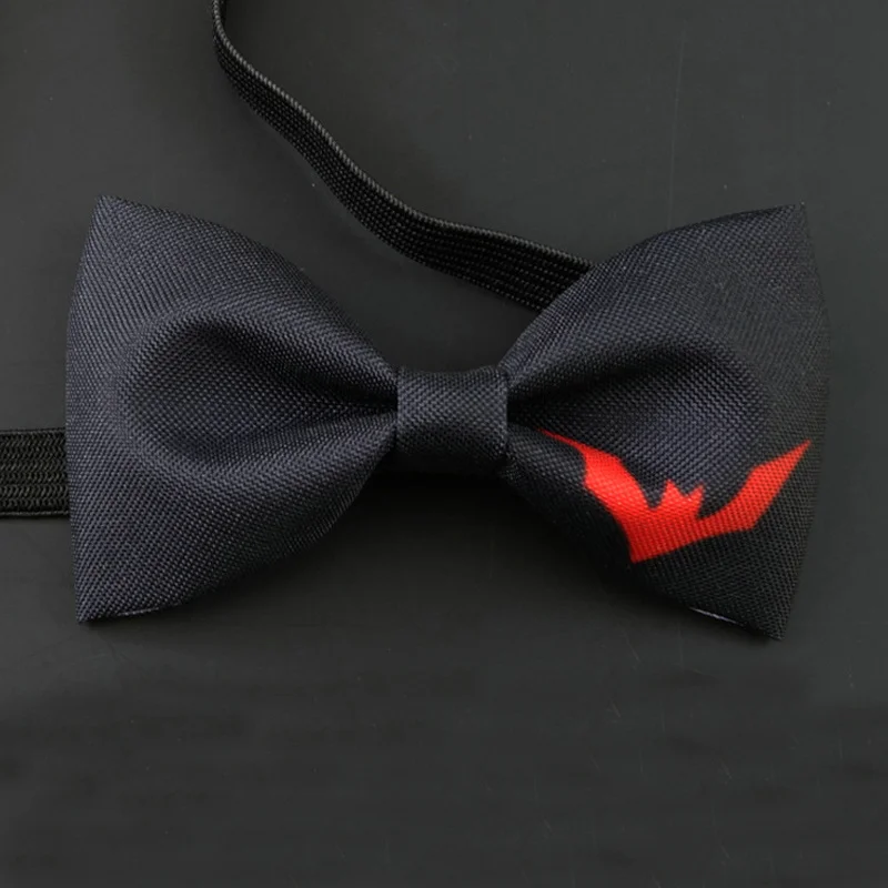 

New Arrival Fashion Bat Bow Tie For Men Women Galaxy Animal Print Necktie Party Casual Clothes Accessory