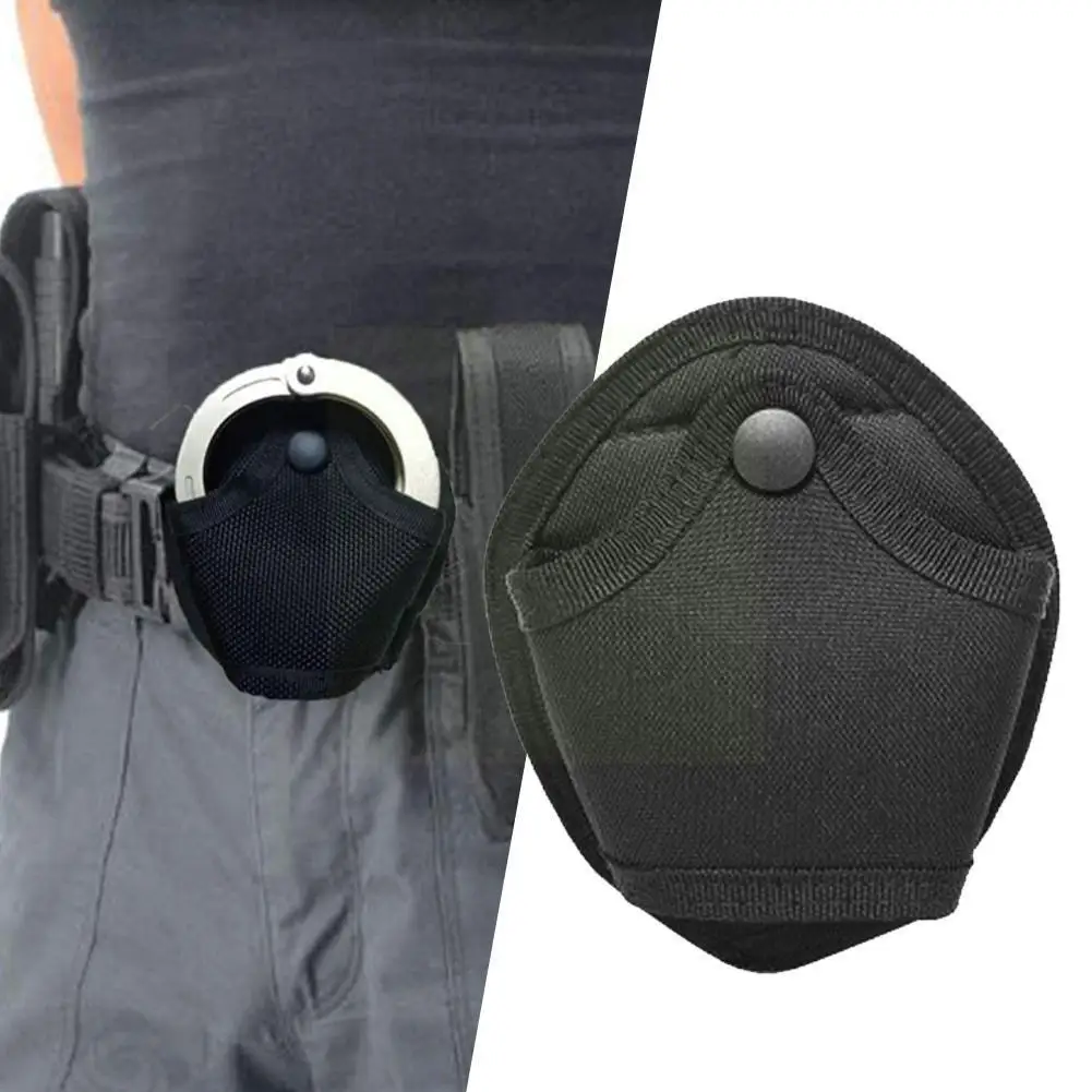 

Small Pocket Universal Tactical Handcuff Belt Shackles Accessories Loop Waist Top Handcuffs Pocket Pouch Open C D8w0