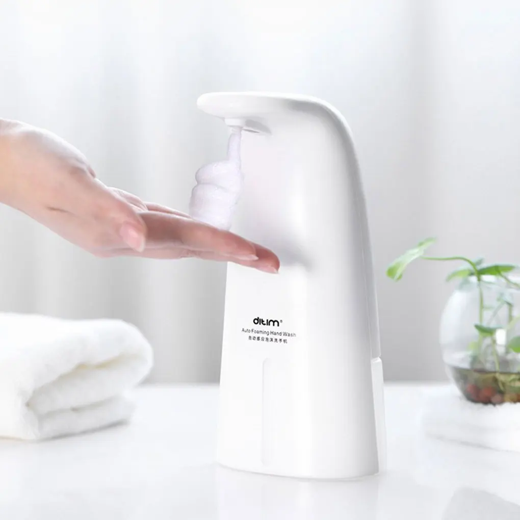 

250ml Waterproof Soap Dispenser Touchless Automatic Foaming Hand Washing Device More Safe And Health Bathroom Kitchen