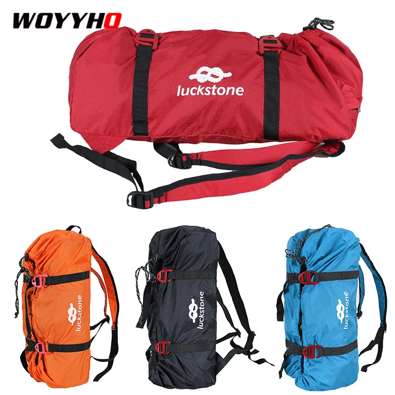 

Веревочная сумка для скалолазания, сумка для хранения веревок на плече, наружная сумка для скалолазания, складной портативный водонепрониц...