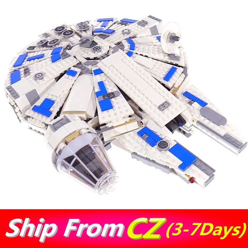 S1077 Kessel Run Millennium Star Wars Сокол совместимый 75212 05142 строительные блоки StarWars игрушки кирпичи для детей