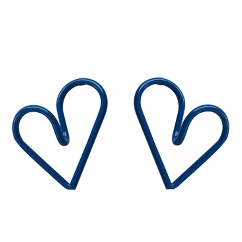 

S925 needle Love Drop Earrings For Women Fashion Accessories Jewelry Metal With Coating Blue Heart Earrings Party Gifts