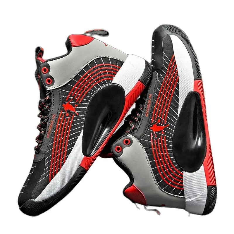 

SONECHOKI Profession High Top Basketball Sport Shoes Unisex Hard-wearing Outdoor Sneakers Men Trainer Women Breathable Male