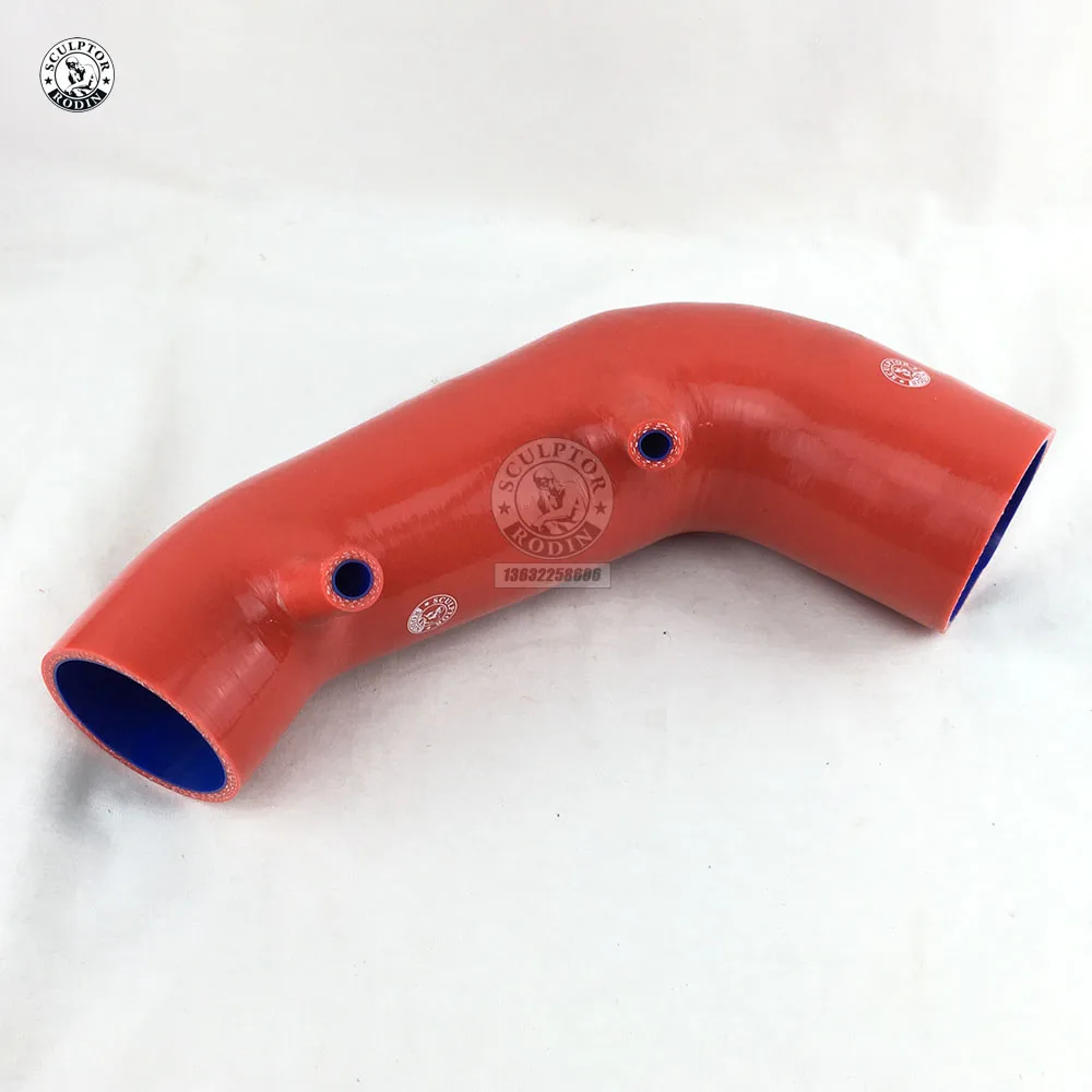 SILICONE INDUCTION AIR HOSE For HONDA S2000 AP2 Intake Pipe(1PCS) red/blue/black - Цвет: Красный