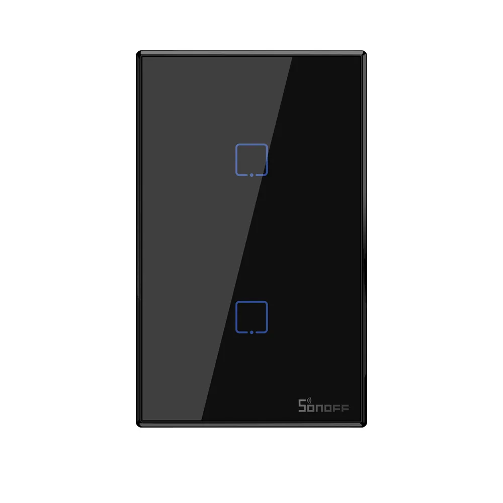 Смарт переключатель Sonoff TX T3 US 1 2 3 Gang Wifi пульт дистанционного управления настенный