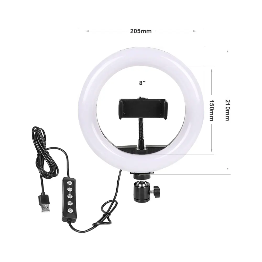 HDRiG светодиодный кольцевой светильник с регулируемой гироборд колесами 8 дюймов