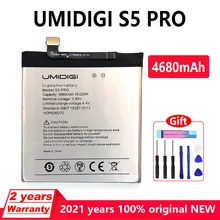 100% Genuine 4680mAh for UMI Umidigi S5 Pro Battery New Replacement Parts Phone Accessory Accumulators Battery+Free tools