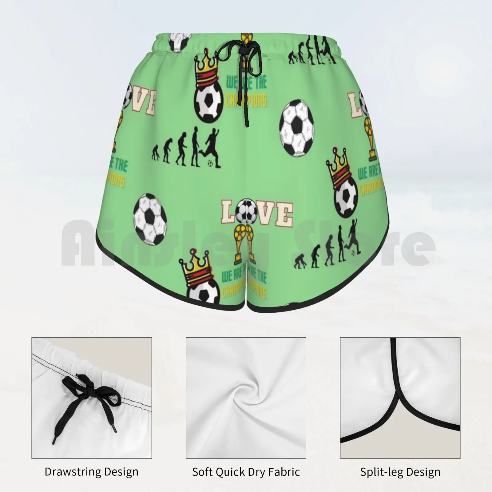 Европейский футбольный игрок наклейка пакет плавать шорты Футбол идея