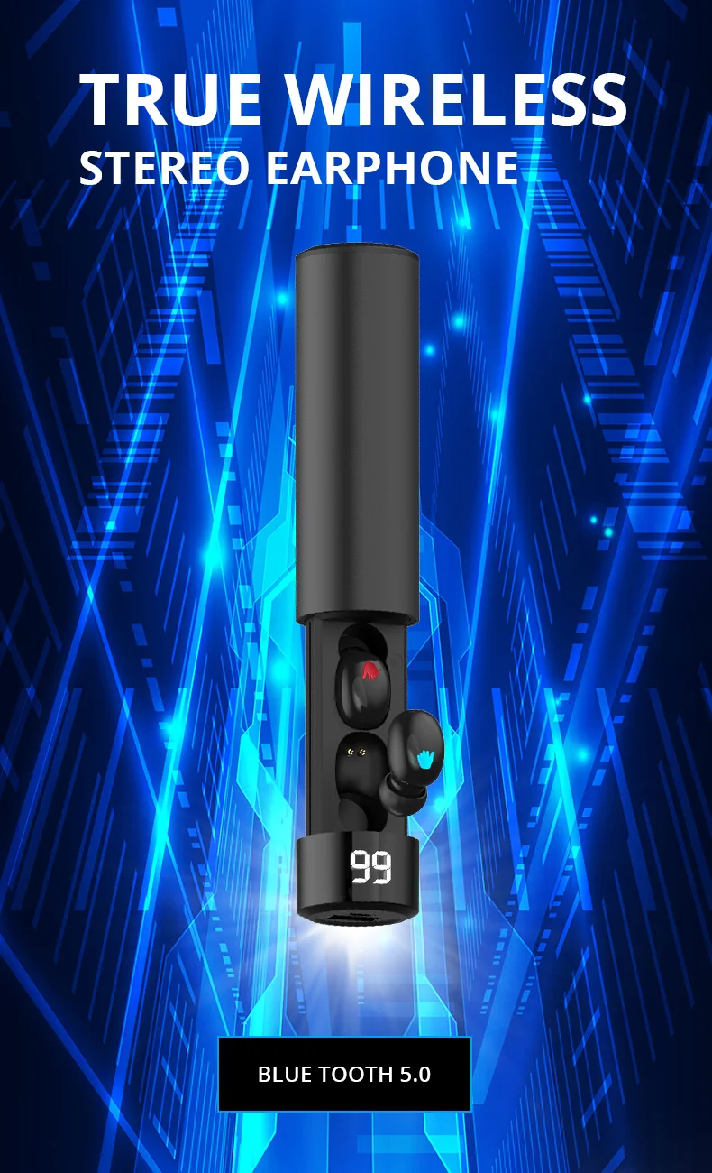 Наушники-вкладыши TWS с Q67 Bluetooth наушники 5 0 Беспроводной 3D стерео мини двойной