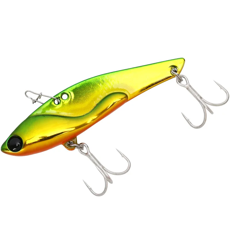 Металлическая Вибрирующая приманка 23 г 75 мм с трехмерными глазами искусственная
