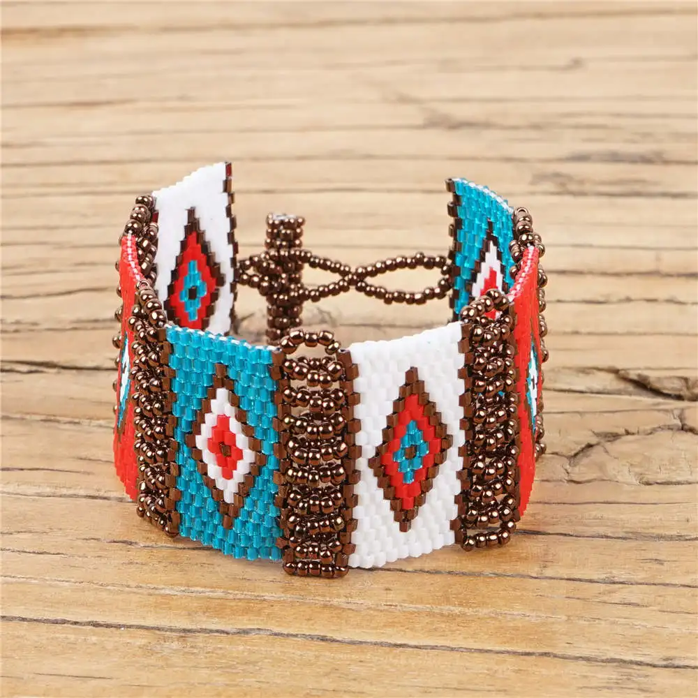 Браслет Go2boho от сглаза Браслеты Boho MIYUKI женские модные браслеты 2020 Женские