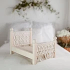 Детская кроватка из дерева для фотосъемки, домашний аксессуар