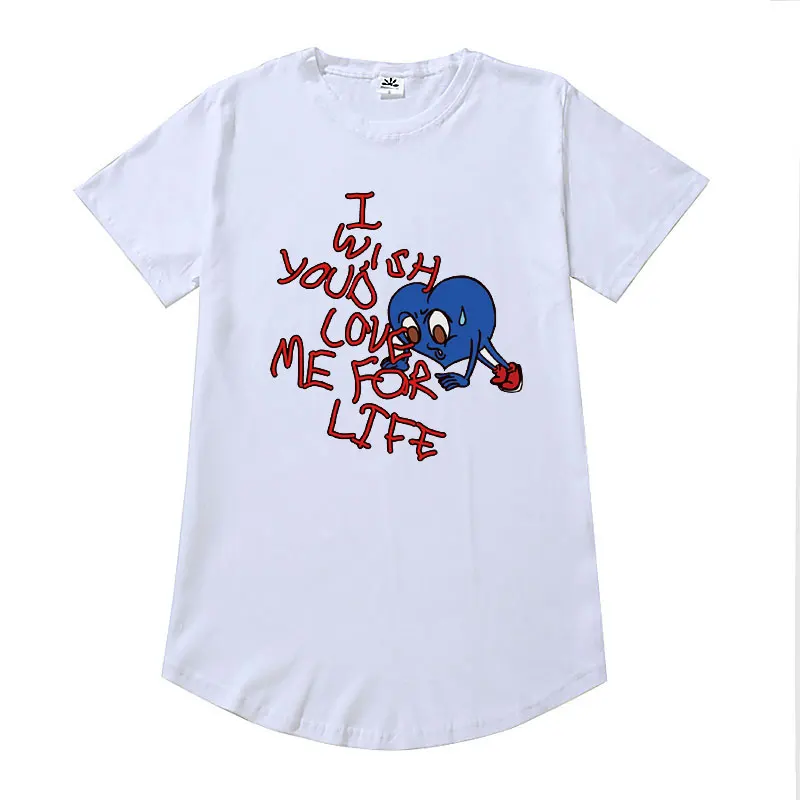 Футболка SaleMen летняя футболка с надписью I Wish You Love Me For Life Harajuku brockham Ginger в стиле хип