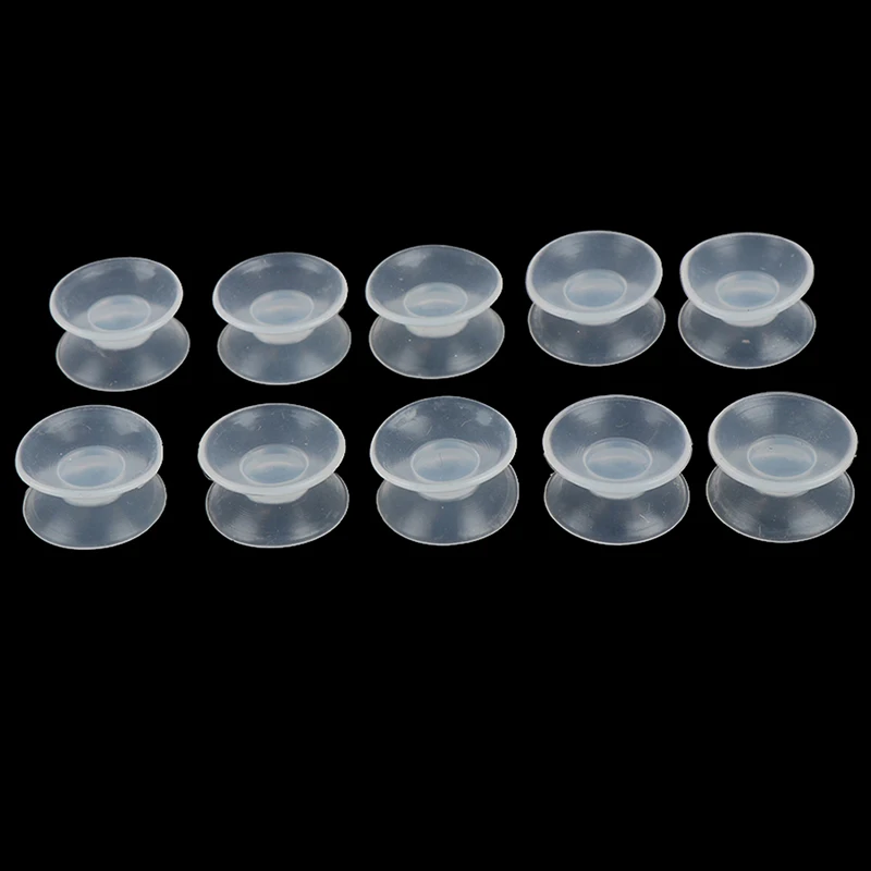 

10 Pcs Double Sided Suction Cup-Sucker Pads For Glass Suction Cup Pvc Plastic Small Suction Cup Without Trace Plastic