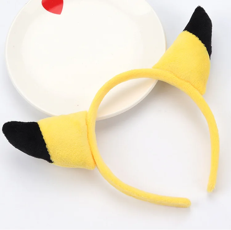 Повязка на голову с покемоном изображением персонажа из мультфильма Пикачу