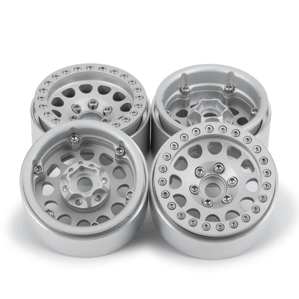 

AXSPEED 1:10 RC Model Car Wheel Hub 1.9inch Beadlock Wheel Rim for 1/10 Axial SCX10 CC01 Hobby Grade Car Toy Accessory