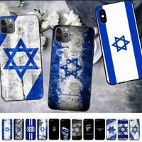 maiyaca israel flag country banners israeli phone case for iphone 11 12 13 mini pro xs max 8 7 6 6s plus x 5s se 2020 xr case