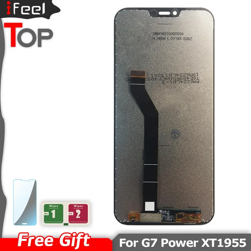 6 2-дюймовый Новый ЖК-дисплей для Motorola Moto G7 Power XT1955 сенсорный экран Сенсорная