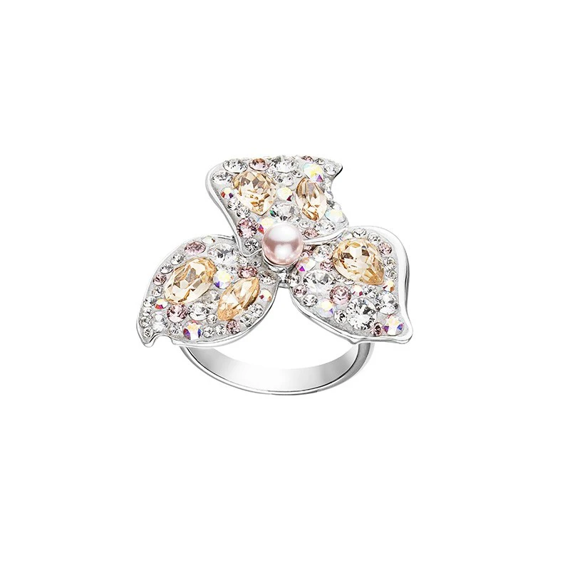 

Fashion Jewelry SWA New Atelier Flower Chenyuexi Camellia Ring Fresh Camellia Decoration Female All-match Romantic Jewelry Gift