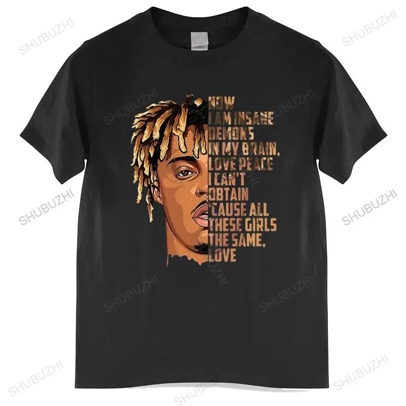 Модная брендовая футболка мужская с надписью Juice Wrld Now I Am Crazy для всех этих девушек