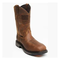 men liberty western work boots composite toe