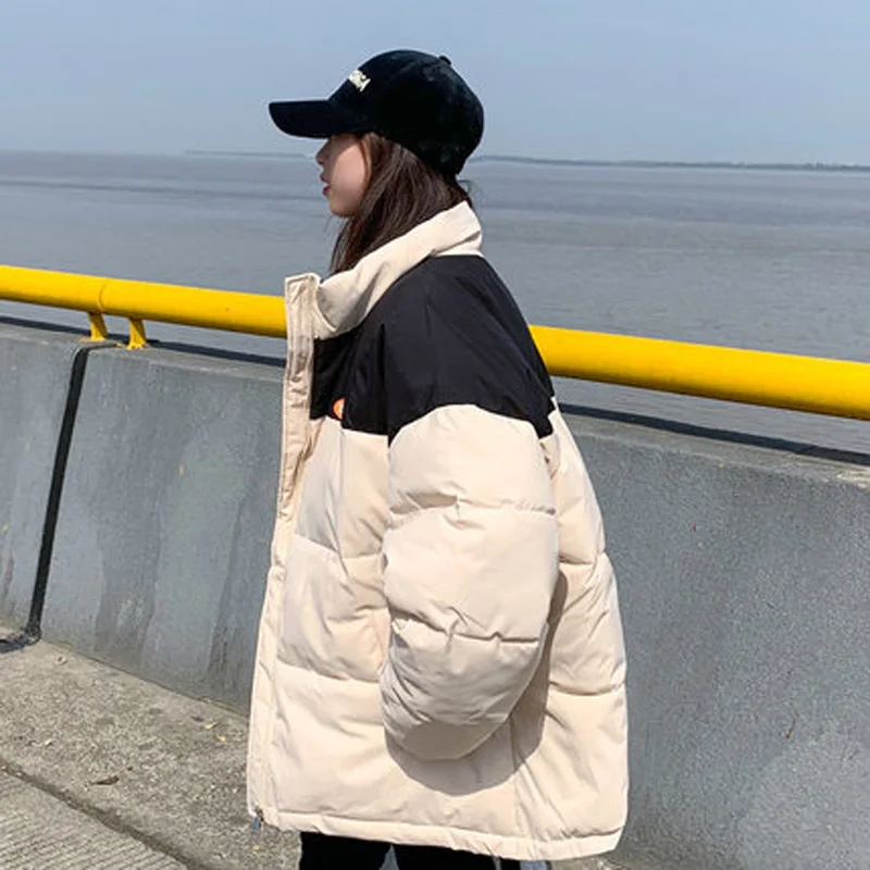 

Short down cotton-padded jacket women's Korean style loose winter coat small cotton-padded jacket 2021 new style