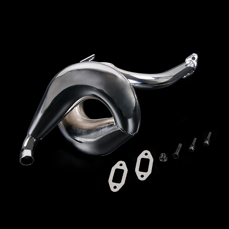 

Metal 71CC Engine Exhaust Pipe Kit for 1/5 HPI ROFUN BAHA ROVAN KM BAJA LOSI 5IVE T Truck Spare Toys Parts