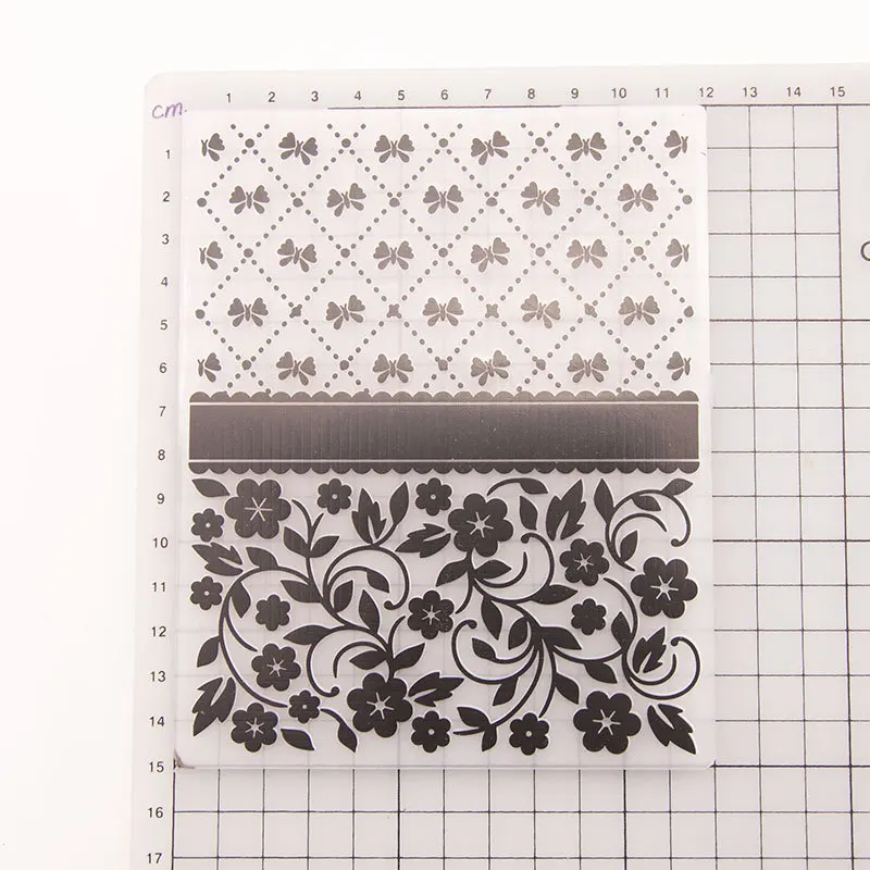 Flower Butterfly Plastic Embossing Folders Stencils Template Molds Scrapbooking Paper Crafts Cards Making DIY Album Decoration | Дом и сад