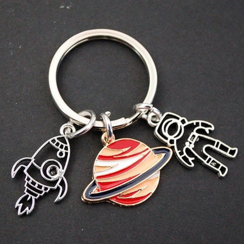 Брелок космонавта космоса астрономических астрономов кольца для ключей сумка