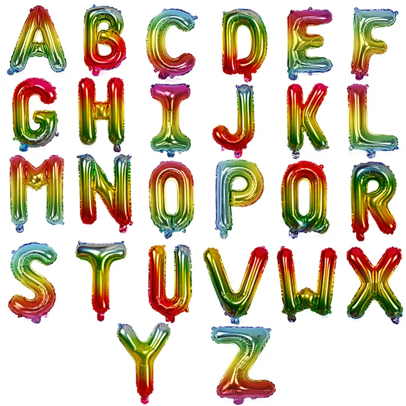 Розовое золото Mariage письмо воздушный шар День Рождения вечерние украшения дети